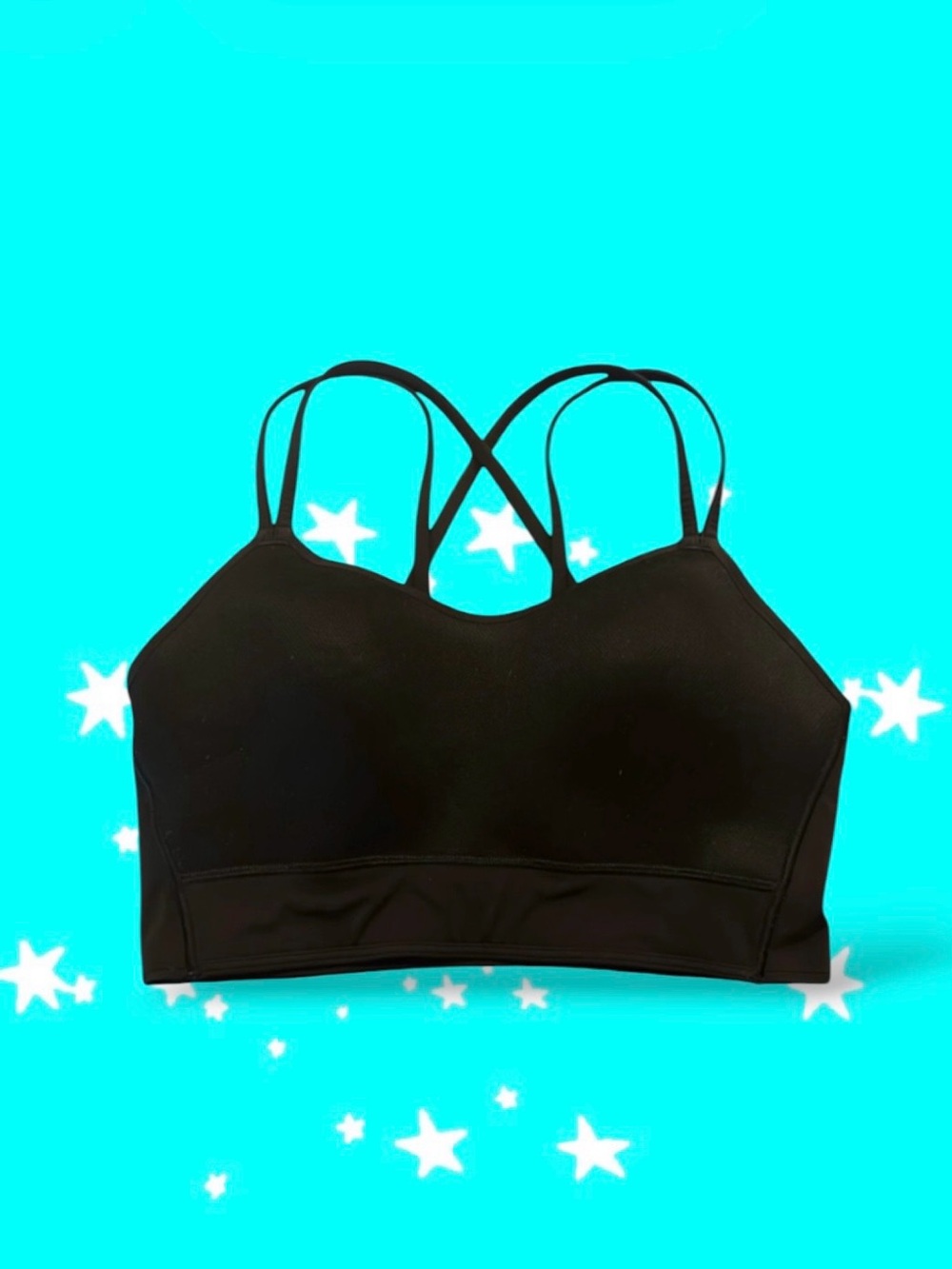 💞🍋LULULEMON Like a Cloud Longline Bra Light Support B/C Cup • BLACK • SMALL
